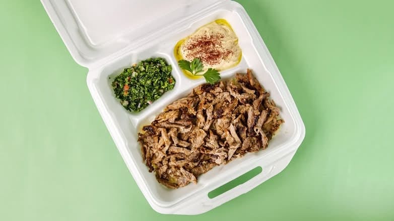 Beef Shawarma Platter.