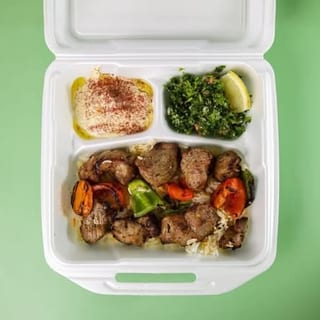 Lamb Kabob Platter