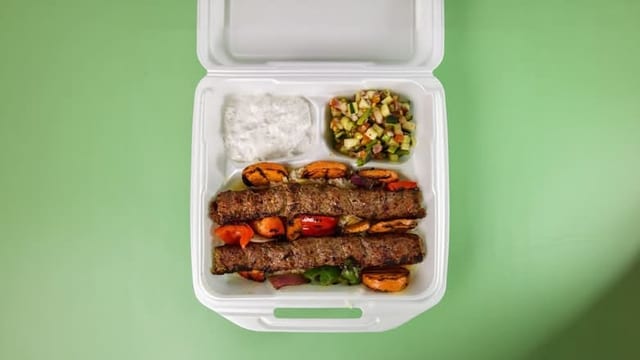 Kafta Kabob Platter.