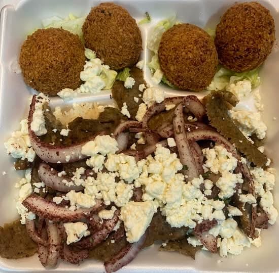 Lamb Gyro Platter.